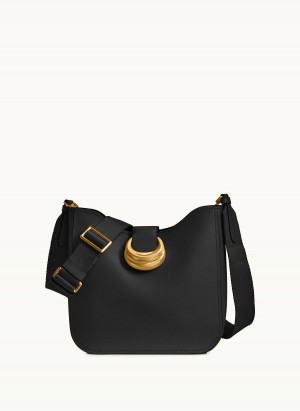 Black / Gold Donna Karan Valley Stream Crossbody Bag | MY_DK83861