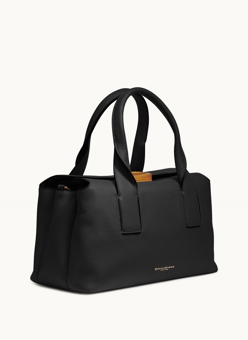 Black Donna Karan Amagansett Satchel | MY_DK18723