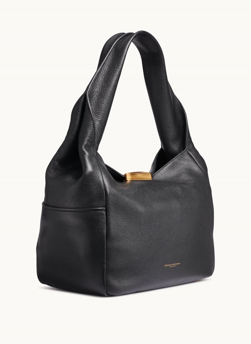 Black Donna Karan Amagansett Shoulder Bag | MY_DK19376