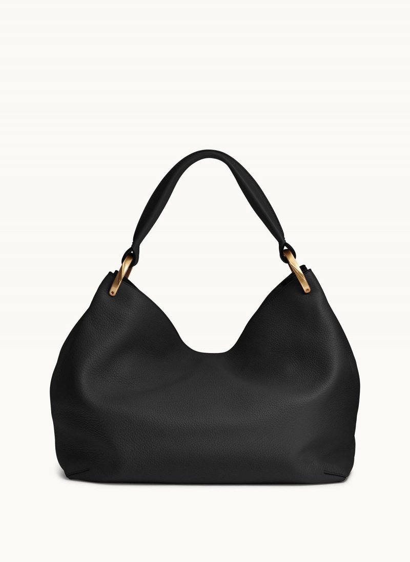 Black Donna Karan Glenwood Shoulder Bag | MY_DK87012