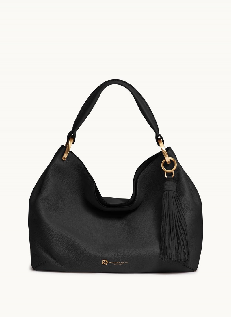 Black Donna Karan Glenwood Shoulder Bag | MY_DK87012