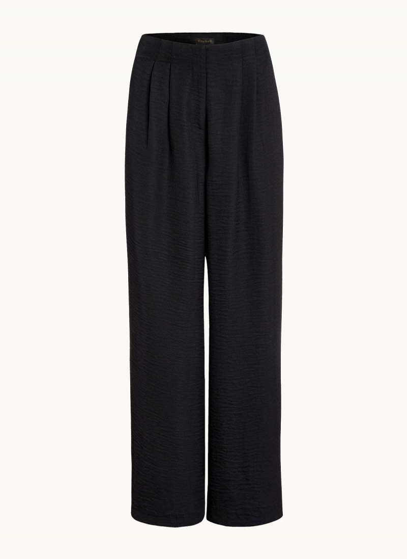 Black Donna Karan High Waisted Pants | MY_DK17361