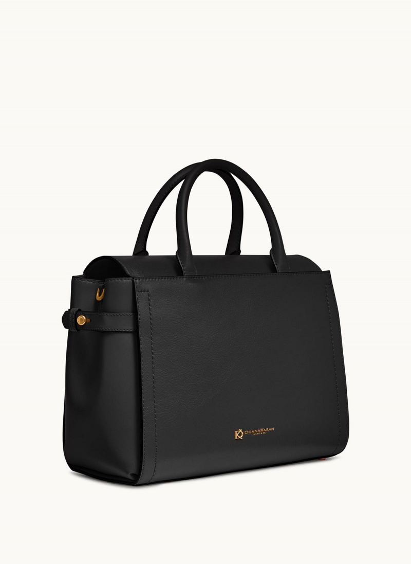 Black Donna Karan Roslyn Satchel | MY_DK51739