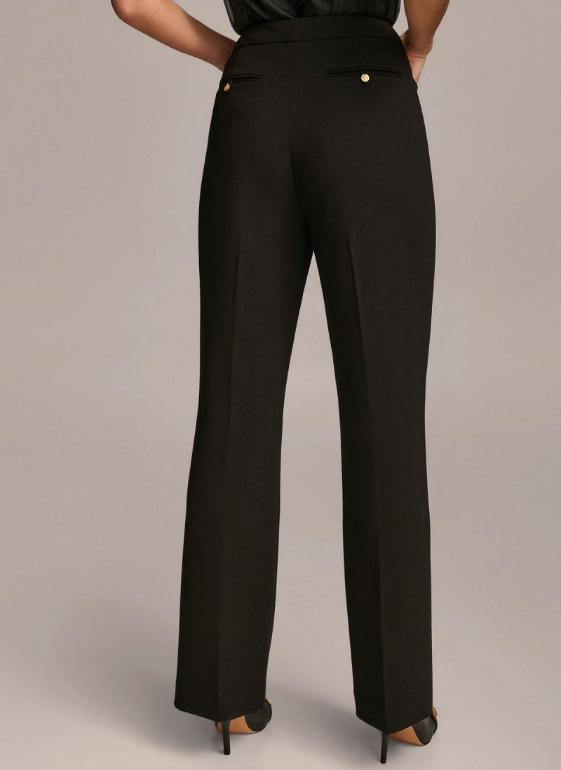 Black Donna Karan Updated Modern Fit Pants | MY_DK99409