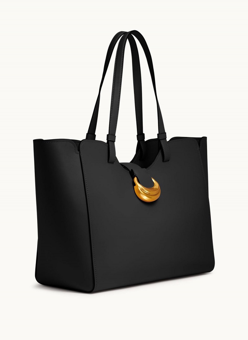 Black Donna Karan Valley Stream Large Tote Bag | MY_DK75347