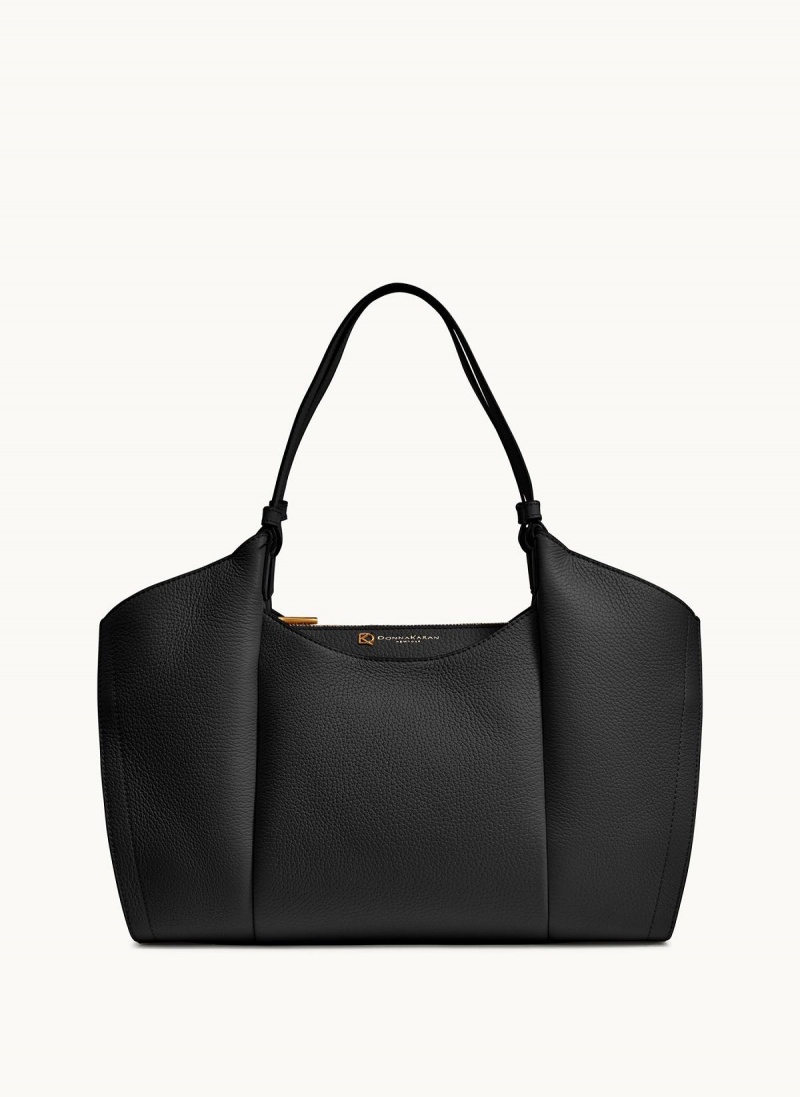 Black Donna Karan Wainscott Tote Bag | MY_DK87410