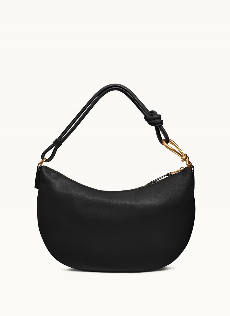 Black / Gold Donna Karan Roslyn Large Hobo Bag | MY_DK45606