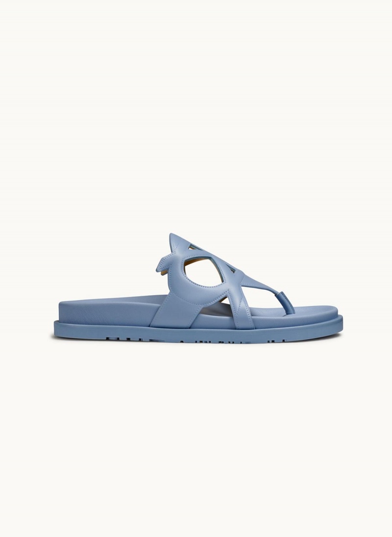 Blue Donna Karan Hatsy Flat Sandals | MY_DK92065