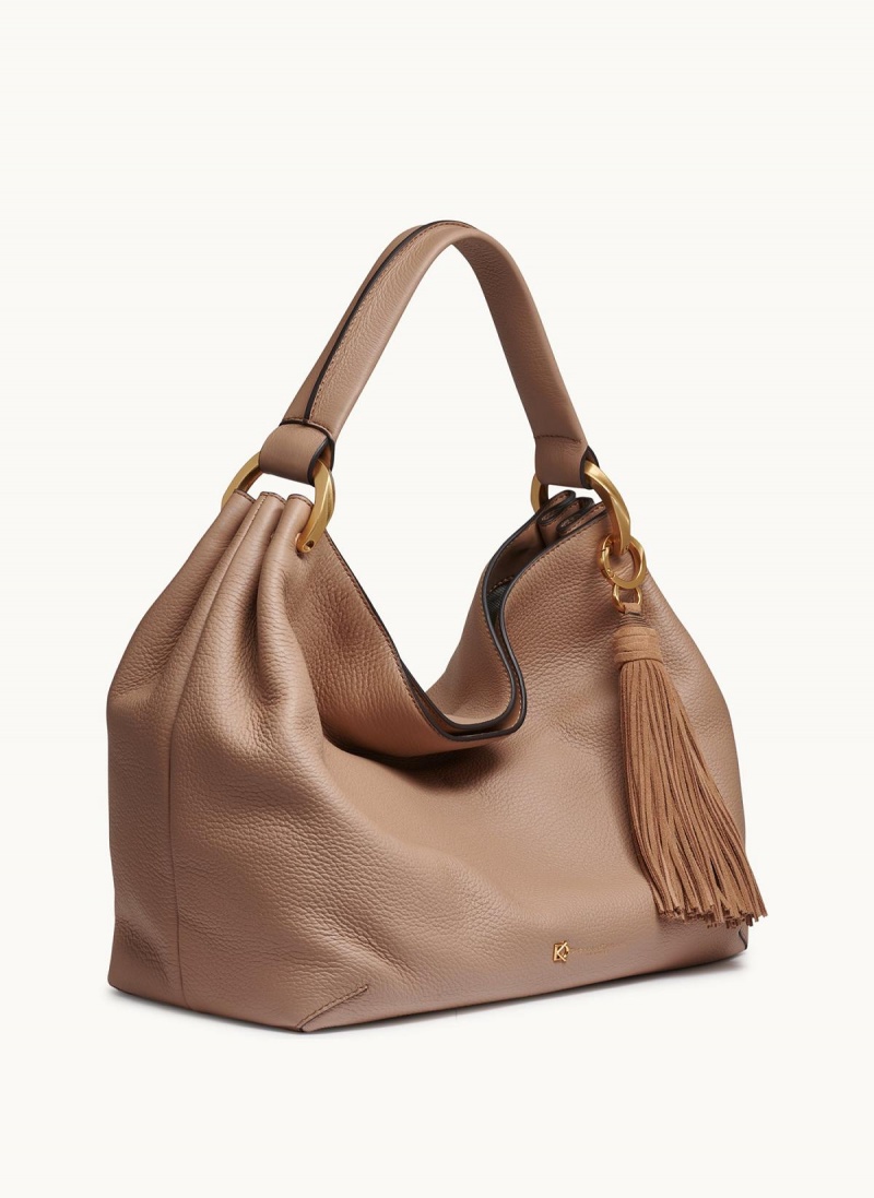 Brown Donna Karan Glenwood Shoulder Bag | MY_DK21026