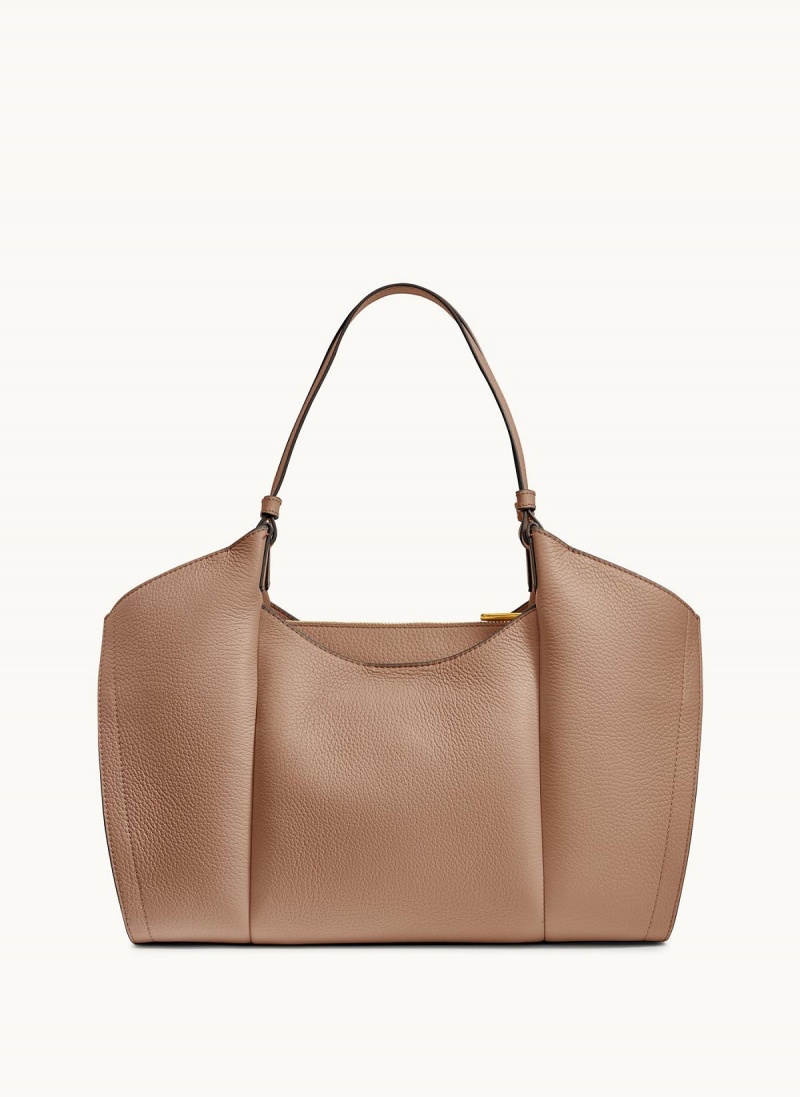 Brown Donna Karan Wainscott Tote Bag | MY_DK80248