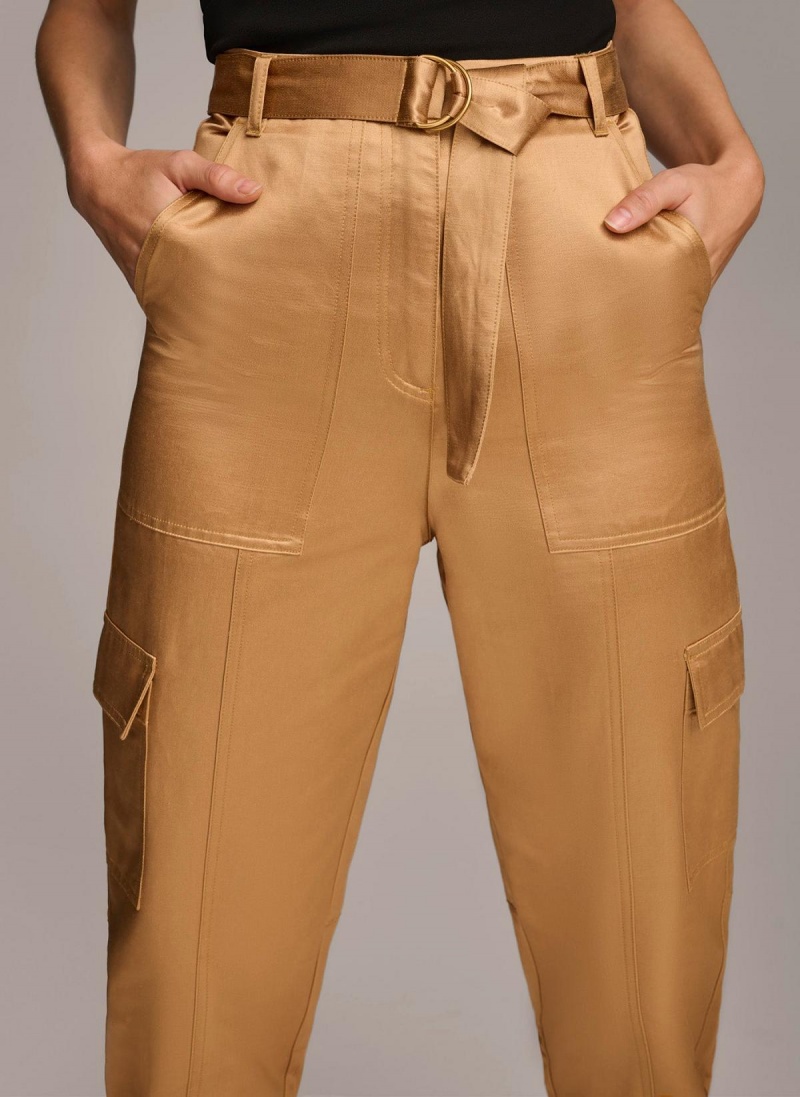 Copper Donna Karan Utility Pants | MY_DK72874