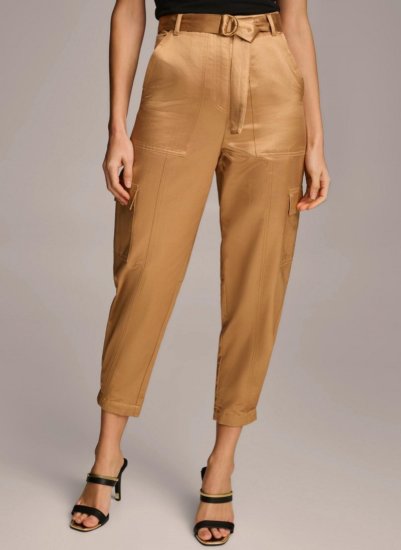 Copper Donna Karan Utility Pants | MY_DK72874