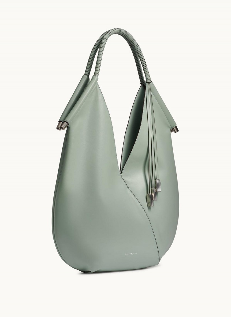 Green Donna Karan Baldwin Large Shoulder Bag | MY_DK80864