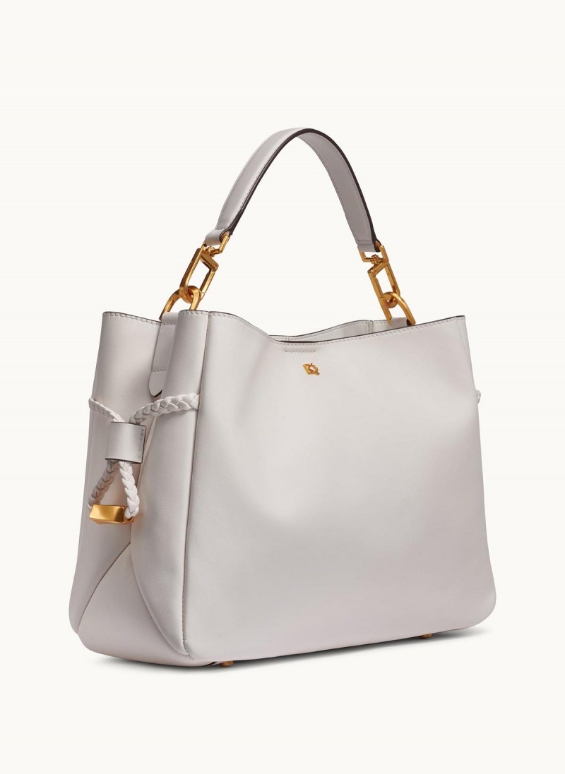 White Donna Karan Bellerose Satchel | MY_DK67072