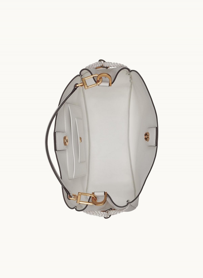 White Donna Karan Bellerose Satchel | MY_DK67072