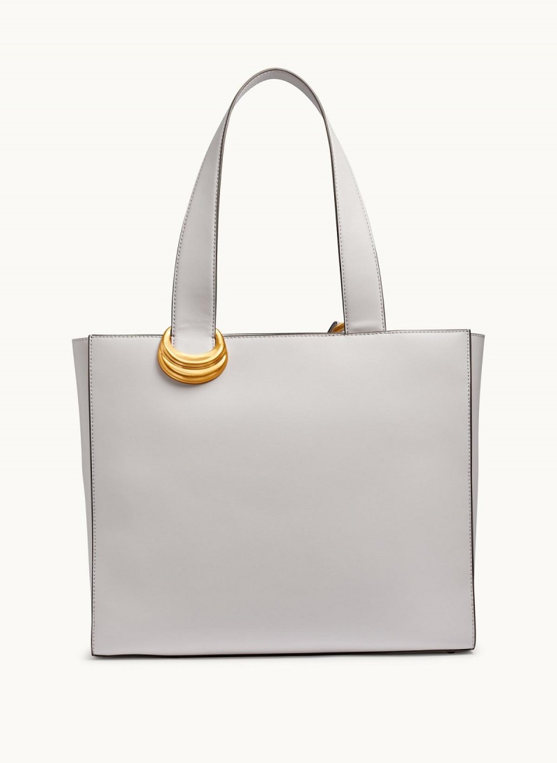 White Donna Karan Hewlett Tote Bag | MY_DK51880