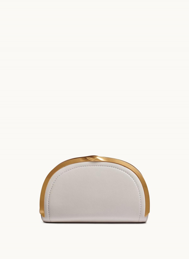 White Donna Karan Lawrence Clutch Satchel | MY_DK34263