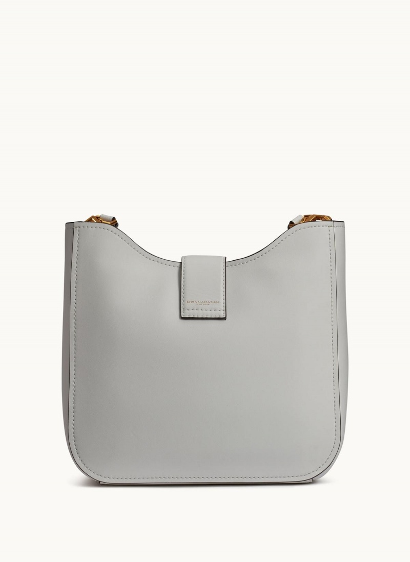 White Donna Karan Valley Stream Crossbody Bag | MY_DK69964