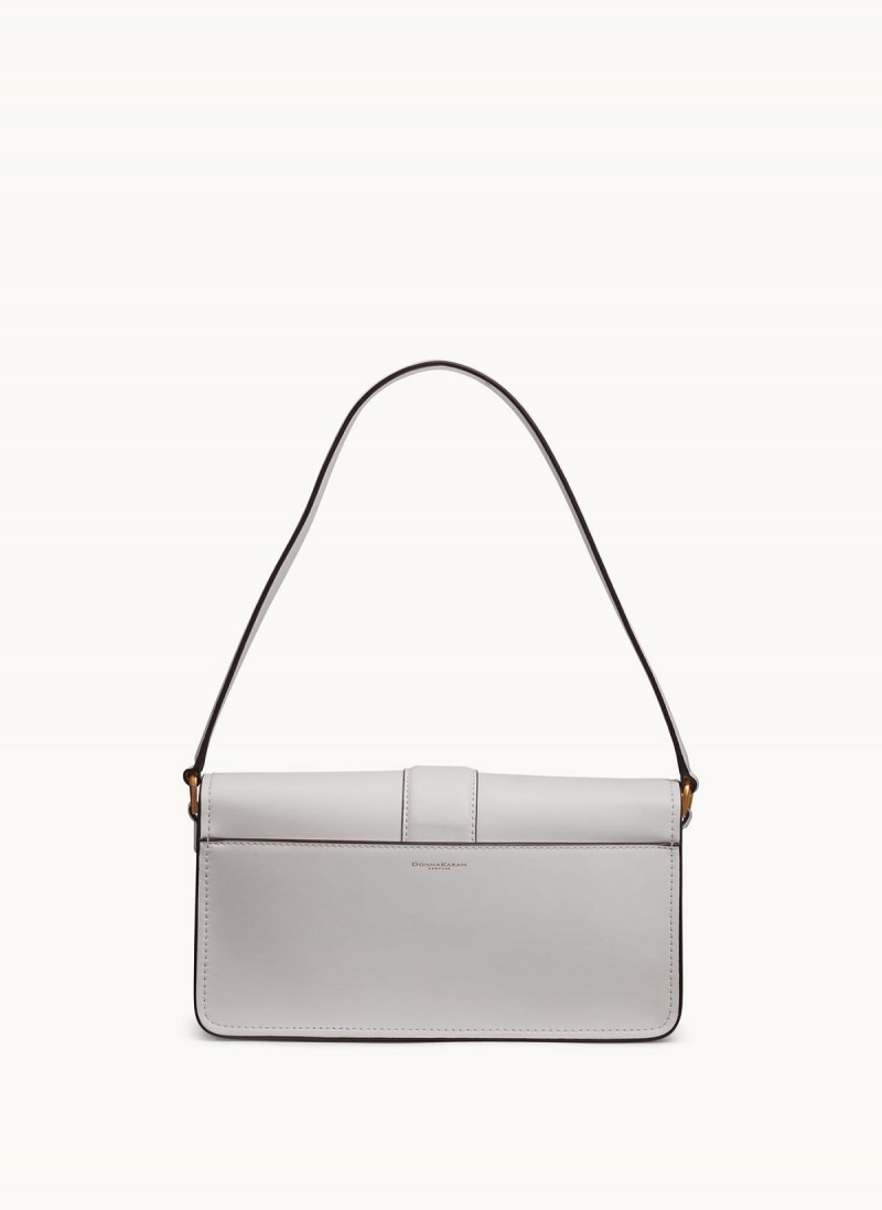 White Donna Karan Valley Stream Shoulder Bag | MY_DK77181