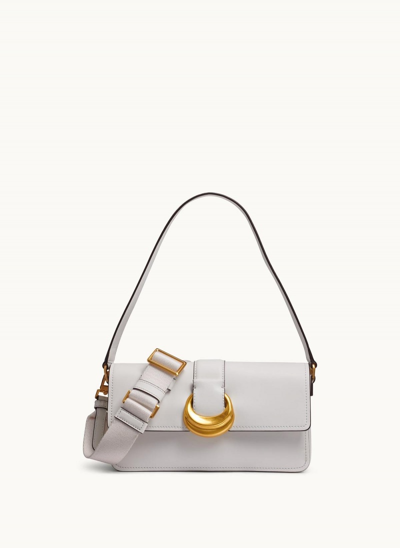 White Donna Karan Valley Stream Shoulder Bag | MY_DK77181